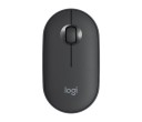 Mouse sem fios de formato oval Ligação através de receptor USB de 2,4 GHz ou Bluetooth Resolução de 1000 DPI Três botões Alimentação por pilha 2