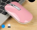 Mouse sem fios recarregável e fina para computador e portátil Ligação através de receptor USB 2,4 GHz e Bluetooth 5.1 Resolução 1600 DPI 4