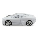 Mouse wireless a forma di auto sportiva con finestre trasparenti per computer e notebook USB 2,4 GHz Risoluzione 1600 DPI Dimensioni 116 x 60 x 8
