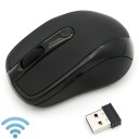 Mouse wireless compatto per computer e notebook Ricevitore USB 2,4 GHz Risoluzione 2000 DPI Alimentazione 2x AAA Dimensioni 9,5 x 6,5 x 3,6 cm Nero 2