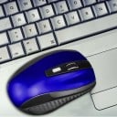 Mouse wireless pentru computer și laptop cu receptor USB 2,4 GHz Rezoluție de până la 1600 DPI Rază de acțiune de 10 m Butoane laterale 6