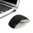 Mouse wireless pieghevole per laptop e computer 2,4 GHz Ricevitore USB miniaturizzato Sensibilità 1200 DPI Indicatore della batteria Alimentazione 2x 4
