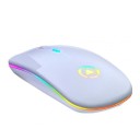 Mouse wireless ricaricabile con retroilluminazione LED colorata Connessione tramite ricevitore USB Risoluzione 1600 DPI Durata della batteria 7 1