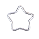 Mousqueton en forme d'étoile 4,8 x 4,8 cm Mousqueton en acier inoxydable 11
