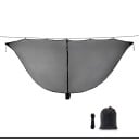 Moustiquaire extérieure pour hamac en tissu maillé dense 340×140 cm nylon facile à suspendre emballage compact protection contre les insectes 2