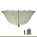 Moustiquaire extérieure pour hamac en tissu maillé dense 340×140 cm nylon facile à suspendre emballage compact protection contre les insectes 1