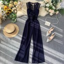 Mouwloze kanten jumpsuit voor dames 3