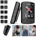 MP3-MP4-Player mit Clip, 64 GB, Hi-Fi, Bluetooth 5.0, Schwarz, Player mit Display, FM-Radio, E-Books, Aufnahme, Schrittzähler, 8 x 5,5 x 1,5 cm 3