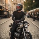 Μπλούζα μοτοσικλετιστή με προστατευτικά Πλάτη και 6 μικρότερα προστατευτικά Μακριά μανίκια και φερμουάρ Πολυεστέρας Unisex Μαύρη Μπλούζα προστασίας 7