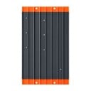 MPPT Solar Charge Controller 60A 22x13x9 cm 12V 24V 36V 48V LCD Display Black Orange for Panel Batteries and Lighting 3