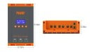 MPPT Solarladeregler 60A 22x13x9 cm 12V 24V 36V 48V LCD-Display schwarz-orange für Solarpanel, Batterie und Beleuchtung 4