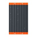 MPPT solární regulátor nabíjení 60A 22x13x9 cm 12V 24V 36V 48V LCD displej černo oranžový pro panel baterii a osvětlení 3