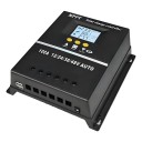 MPPT solárny regulátor nabíjania 80A 12V 24V 36V 48V LCD displej čierny pre solárny panel batériu a LED osvetlenie 6