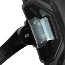 Μπροστινός φτερός μοτοσικλέτας 193 x 160 mm Πίσω φτερός Προστασία κατά της λάσπης και των ρύπων για δρόμο και εκτός δρόμου Μαύρη εμφάνιση από ανθρακονήματα 13