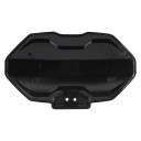 Μπροστινός φτερός μοτοσικλέτας 193 x 160 mm Πίσω φτερός Προστασία κατά της λάσπης και των ρύπων για δρόμο και εκτός δρόμου Μαύρη εμφάνιση 6