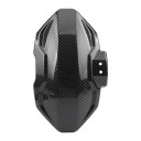 Μπροστινός φτερός μοτοσικλέτας 193 x 160 mm Πίσω φτερός Προστασία κατά της λάσπης και των ρύπων για δρόμο και εκτός δρόμου Μαύρη εμφάνιση 11
