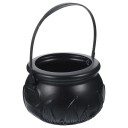 Műanyag Black Pot Boszorkány Bogrács Cukorkadoboz Halloween Dekoráció Tartós Cukorka Bogrács Halloween Carol Vödör gyerekeknek 14cm 1