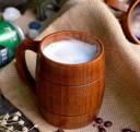 Mug à bière en bois 2