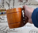 Mug à bière en bois 5