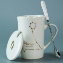 Mug avec le signe du zodiaque avec cuillère et couvercle 11