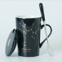 Mug avec le signe du zodiaque avec cuillère et couvercle 3