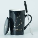 Mug avec le signe du zodiaque avec cuillère et couvercle 7