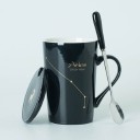 Mug avec le signe du zodiaque avec cuillère et couvercle 8