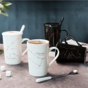 Mug avec le signe du zodiaque avec cuillère et couvercle 3