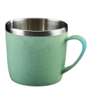 Mug en acier inoxydable avec anse 220 ml pour café thé maison bureau voyage réutilisable conception compacte 6