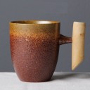 Mug en céramique avec anse en bois 3