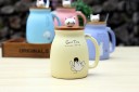 Mug en céramique avec couvercle et cuillère J2547 1