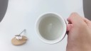 Mug en céramique avec couvercle et cuillère J2547 12