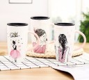 Mug en céramique avec couvercle 1