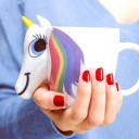 Mug en céramique en forme de licorne 6