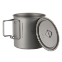 Mug en titane avec couvercle 550 ml 1