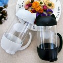 Mug en verre avec filtre en forme de chat 2