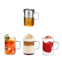 Mug en verre avec infuseur à thé 477 ml 120 x 81 mm en verre borosilicaté avec filtre en acier inoxydable transparent pour la préparation du thé 4