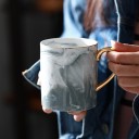 Mug marbré 400 ml 2