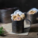 Mug rétro en fer 2 pcs 6