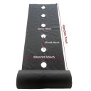 Mulčovací plachta na hubení plevele s otvory pro sázení rozměr 60 x 1000 cm černá s otvory 8 cm po 25 cm na zeleninu jahody i bylinky 2