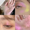 Multichromatické tekuté očné tiene 3 ml Vysoký lesk Trblietavý perleťový efekt Duhový odlesk Dlhodobé líčenie 2