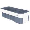 Multifunctional Bathroom Shelf Without Drilling 2