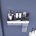 Multifunctional Bathroom Shelf Without Drilling 3