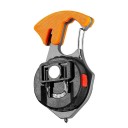 Multifunctional Rechargeable LED Torch 8.7 × 4.8 × 3 cm USB-C 500 lm Seatbelt Cutter Hammer Orange-Black Emergency Light 2