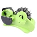 Multifunctionele bureau tape dispenser paarse grote rol halfautomatische dispenser met snijder voor verpakkings- en kantoorgebruik transparant 4