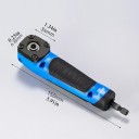 Multifunkciós szögletes csavarozó adapter 15 x 3,4 x 6,35 cm Magas nyomaték 90° adapter fúróhoz és kéziszerszámokhoz 3