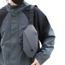 Multifunkčná pánska oblička Outdoorová náprsná crossbody taška cez rameno s veľkou kapacitou Štýlová taška na cestovanie a šport 7
