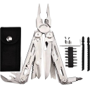Multifunkční kleště 18 cm skládací multifunkční nářadí s nožem pilkou a bity pro kempování outdoor a drobné opravy 1