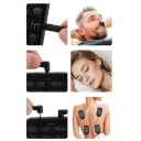 Multifunkční přístroj 4v1 TENS EMS CES ORL 48 režimů 30 úrovní 14,8 cm USB-C dobíjecí černý masér na bolesti rýmu a podporu spánku 7