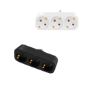 Multifunkčný adaptér do EU zásuvky 14x4 cm Trojslotová elektrická zástrčka 2500W 250V 16A Nabíjanie viacerých zariadení Domácnosť Elegantný design 5